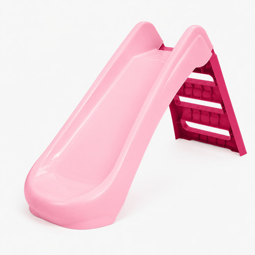 Kids folding slide pink - kids, garden