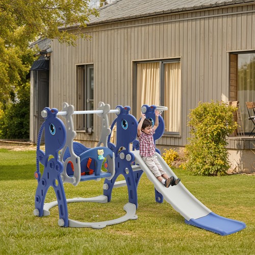 Kids slide swing set - 1,