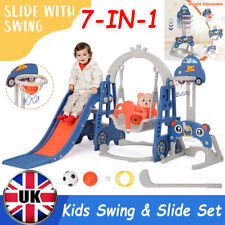 Kids Swing Slide Climber Set