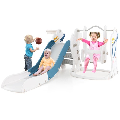 Toddler slide swing set - slide,
